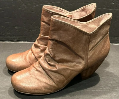 Aldo Western Faux Leather Brown Ankle Bootie Women's Size 9.5 (40) - Image 1 of 4