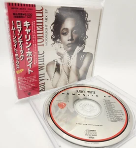 KARYN WHITE Romantic ~ Moonlight Mix EP Japan Exclusive CD WPCP 4573 w/OBI 1991 - Picture 1 of 10