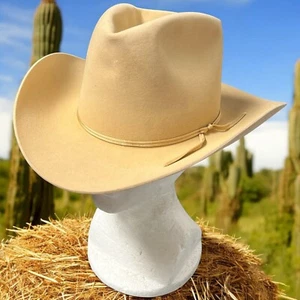 Sombrero de Vaquero Castor Resistol Vintage Western Autoconformable 25” 6-7/8 Las Vegas - Imagen 1 de 15