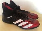 Adidas Predator Black / Red Football Boots Size UK 10