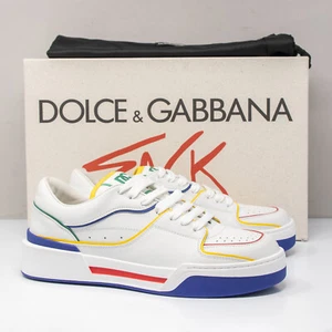Dolce & Gabbana New Roma Low Size 41 EU (8 US) 'Primary Colors' - Picture 1 of 8