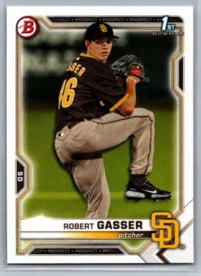 2021 Bowman Draft 1st Edition #BD-135 Robert Gasser - Image 1 of 2