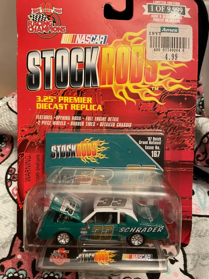 Racing Champions Stock Rods #33 Ken Schrader 1987 Buick Grand National 1/64 New - Image 1 of 1