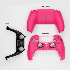 Sony PS5 Controller Shell Kit Front Back Touchpad Buttons Pink Red Blue - Picture 1 of 8