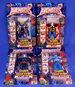AVENGERS UNITED THEY STAND SHAPE SHIFTERS SET OF 4 ANT-MAN, THOR, HAWKEYE, CAP - Picture 1 of 17