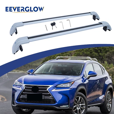 Barra transversal para equipaje portaequipajes de riel de techo Lexus NX200 NX200t NX300 NX300 2015-2021 Foto 1 de 4