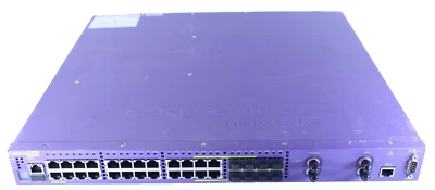 Extreme Networks E4G-400-AC/router 24 Port DC Router with 8 SFP Ports 1* AC PSU - Image 1 of 4