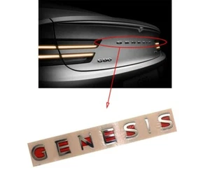 Rear Trunk Lid GENESIS emblem fit Genesis G80 2021 2022 2023 2024 2025 - Afbeelding 1 van 1