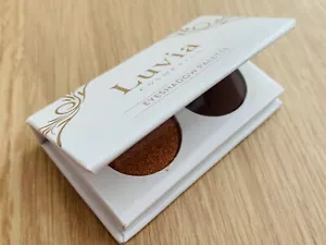 Luvia Cosmetics 2 Pan Eyeshadow Palette Vegan Rich Nude Colours Matte & Shimmer - Picture 1 of 5