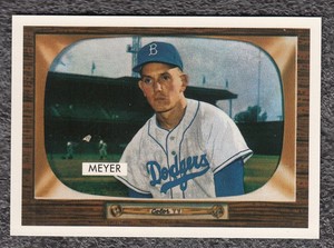 1995 TOPPS BROOKLYN DODGERS ARCHIVES 1955 BOWMAN RUSS MEYER PACK FRESH MINT