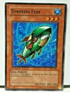 ¡YUGIOH VINTAGE! TARJETA COMÚN TORPEDO FISH 1ª EDICIÓN COI-082 ¡COMO NUEVA SIN USAR! - Imagen 1 de 2