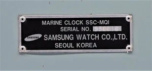 Samsung Watch Clock SSC-MQI S/N 980016 Kappa Master/Slave Ships Time - Picture 1 of 4