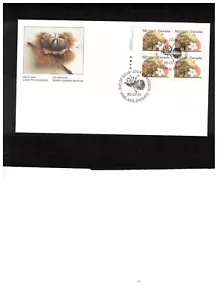 CANADA 1995 FRUIT TREE DEFINITIVES bl/4 52c FDC #1366+ $10. BOX 523 - Picture 1 of 1