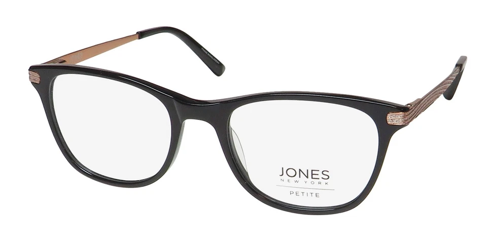 JONES NEW YORK J238 ARMAÇÃO DE ÓCULOS PEQUENA/ÓCULOS TEMPLOS BRILHANTES CONTEMPORÂNEO QUENTE - Imagem 1 de 1