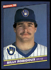 Billy Robidoux *TARJETA DE NOVATO* (RC) 1986 Donruss #515 - Imagen 1 de 2