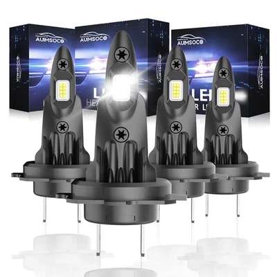 4X H7 LED Headlight Bulbs High/Low Canbus Ready For Porsche Boxster 1997-2016 - Image 1 of 4