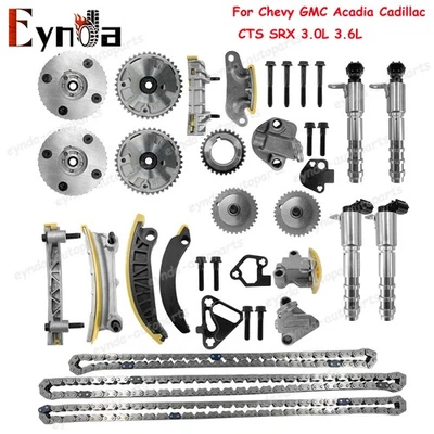 Timing Chain Kit w/VVT Sprocket for Chevy GMC Acadia Cadillac CTS SRX 3.0L 3.6L - Image 1 of 4