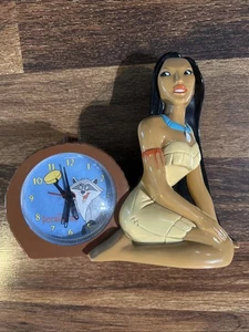 Vintage 1995 Fantasma Disney Pocahontas Deluxe Musical Alarm Not Working - Picture 1 of 8