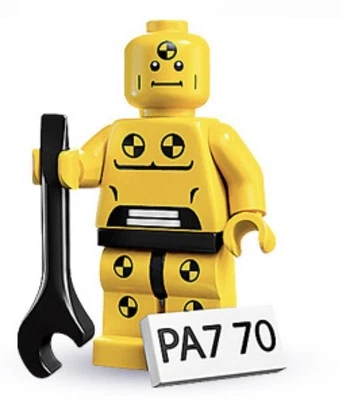 LEGO MINIFIGURES (8683) CMF Series 1 - DEMOLITION DUMMY - MINT - Image 1 of 3