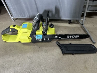 Motosierra inalámbrica sin escobillas Ryobi RY405010BTL 14" 40V HP (SOLO HERRAMIENTA) usada Foto 1 de 4