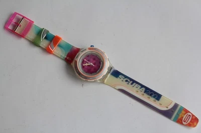 SWATCH Bracelet Montre Scuba 200 Bite the wave SDK912 (68551) - Photo 1/3