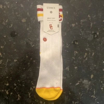 STANCE University of Southern California USC Anklet Socks Women Medium (8-10.5)  - Image 1 of 3