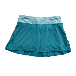 Lululemon Women’s 4 Skort Teal Blue Green Athletic Workout Tennis Golf Skirt - Picture 1 of 8