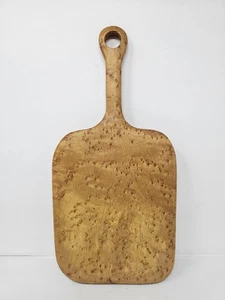 Tabla de cortar con paleta de madera de arce ojo de pájaro artesanal charcutería de queso - Imagen 1 de 9