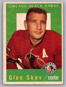 1959-60 Topps - Glen Skov #12 - VG (Wax on back) *TEXCARDS* - Bild 1 von 2