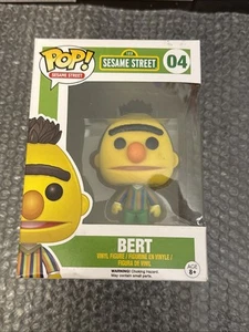 Funko Pop! Sesame Street: Bert #04 Vinyl Figure, 2015 Vaulted Toy - Picture 1 of 8