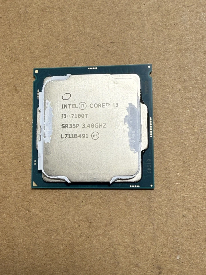 Intel Core I3-7100T SR35P 3.4 GHz Dual Core 3MB Socket LGA 1151 CPU Processor - Image 1 of 1