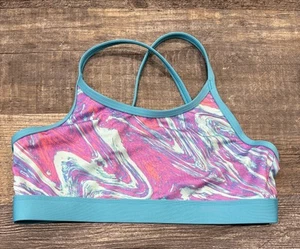 Lands’s End Swim Top Girls Size 10 Bikini Top Sports Bra - Picture 1 of 4