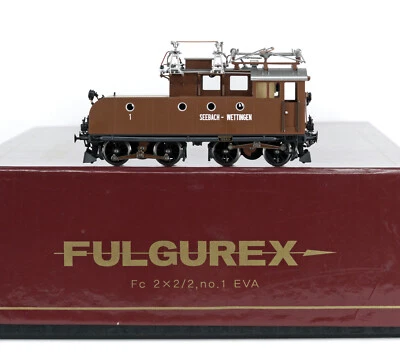 FULGUREX SA 2222 H0 HO BRASS LAITON Fc 2x2/2 no.1 "EVA" , Seebach-Wettingen 1907 - Image 1 of 4