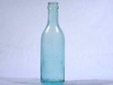Unusual Aqua Bottle Embossed With 4TH ARTILLERY Insignia