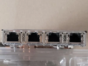 DELL / INTEL X550 / I350 2 x 10Gb and 2 x GB PORTS DAUGHTER CARD P/N: 0CD2VM - Picture 1 of 6