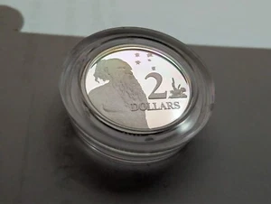 2008 AUSTRALIAN $2 FINE SILVER PROOF TWO DOLLARS - Bild 1 von 2