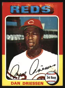Topps Mini #133 1975 Dan Driessen GVG Reds 606796 - Imagen 1 de 2