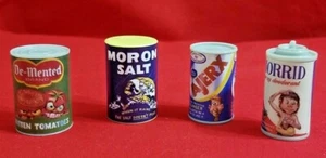 WACKY PACKAGES Minis Series 1 Lot of 4 Ajerx, Horrid, De-Mented, Moron Salt  - Picture 1 of 6