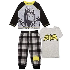 Komar Boys' Character 3-piece Batman Pajama Set - Size Varies - Picture 1 of 1