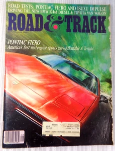 Road And Track Magazin September 1983 Pontiac Fiero Toyota BMW Sportwagen - Bild 1 von 4