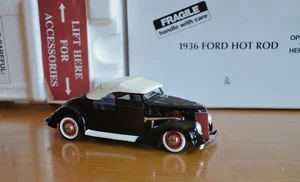 Danbury/Franklin mint 1:24 1936 Ford Hot Rod Custom charged Classic Model boxed - Picture 1 of 15