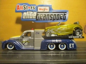 HO 1:64 Metal Body Slot Car Custom Metal Body 2 Slotcars MAISTO FLATBED 32 ROADS - Picture 1 of 24