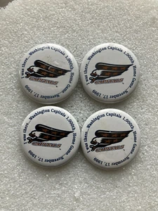 Washington Capitals 4 Pin Lot 1000th Home Game November 17, 1999 - Picture 1 of 1
