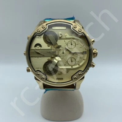 Nuevo Diesel DZ7399‎ Mr.Daddy Cronógrafo Dorado Acero Inoxidable Analógico Reloj para Hombre Foto 1 de 3