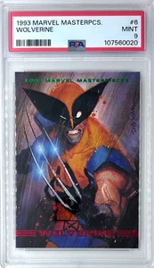1993 Marvel Masterpieces Wolverine #6 PSA 9 MINT - Picture 1 of 2
