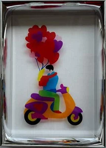 Secret love Plexiglass Marco Lodola Opera SERIGRAFIA Firmata Numerata cn Cornice - Imagen 1 de 1