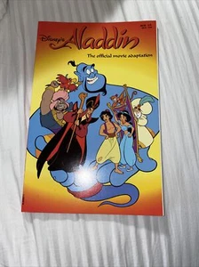 VTG 90s Disney’s Original Aladdin Official Movie Adaptation Comic Book Novel - Picture 1 of 2