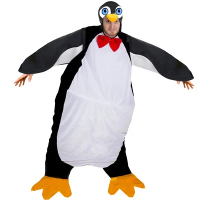 ILOVEFANCYDRESS FAT PENGUIN COSTUME CHRISTMAS HAT ADULTS XMAS FUNNY NOVELTY BIRD FANCY DRESS