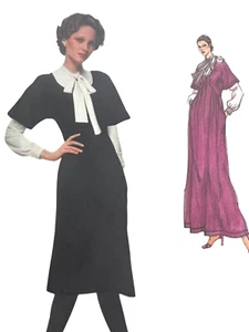 VOGUE Pattern 1532 Jean Muir 8 Dress Blouse Midi Maxi Jumper Kaftan 70s Church - Picture 1 of 8
