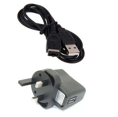 UK Battery Wall AC Charger+USB Cable for Nintendo DS NDS Gameboy Advance GBA SP - Image 1 of 4